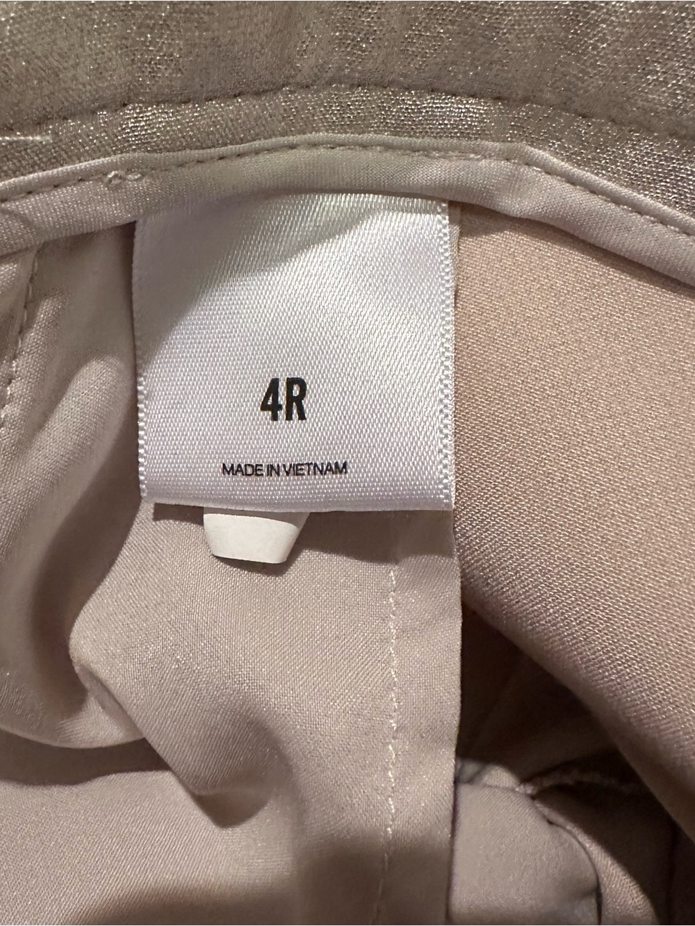 Express Editor Metallic Mid Rise Trouser Pant - Picture 4 of 8
